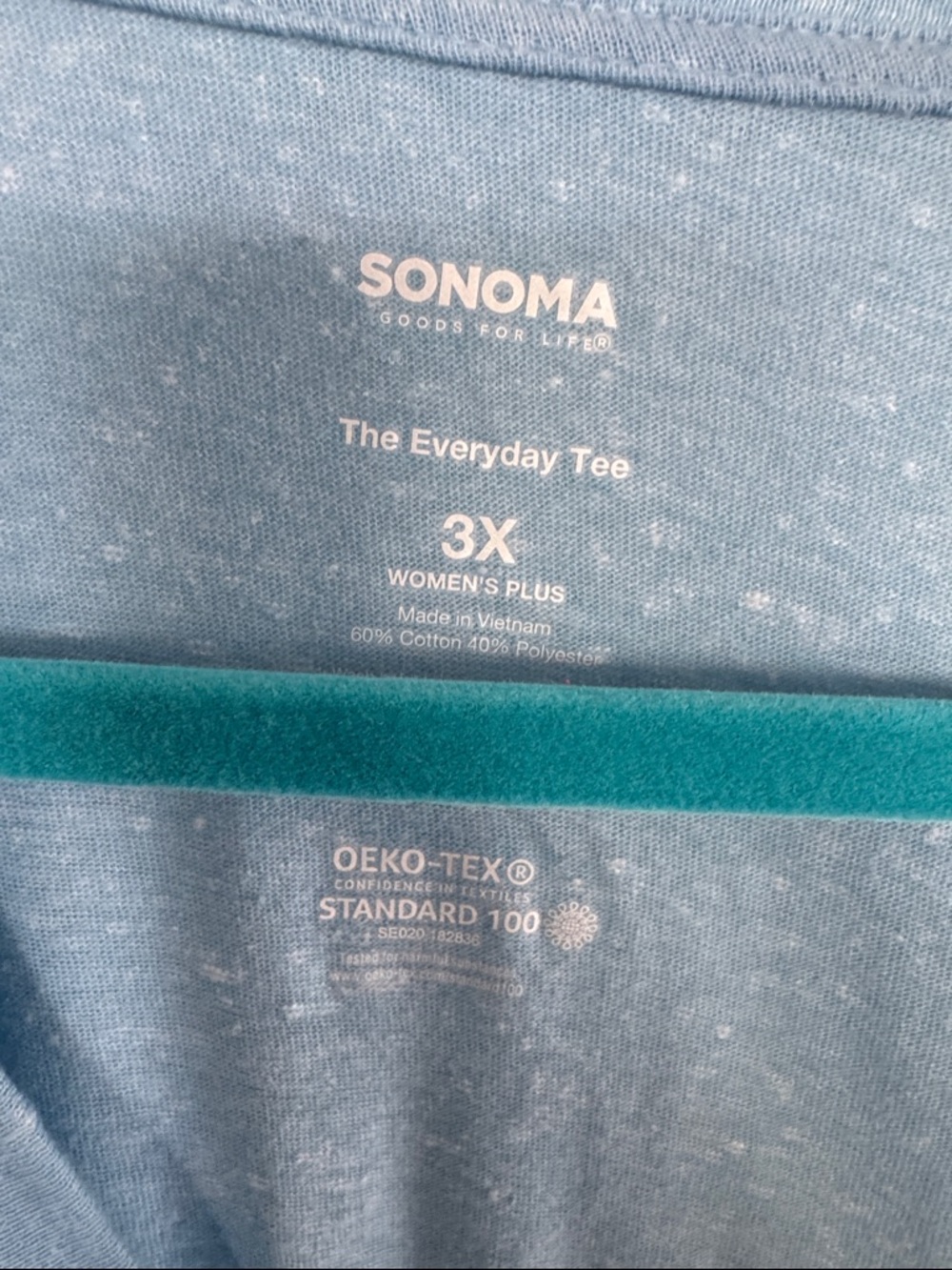 Sonoma Light Blue Everyday Tee - Picture 2 of 2